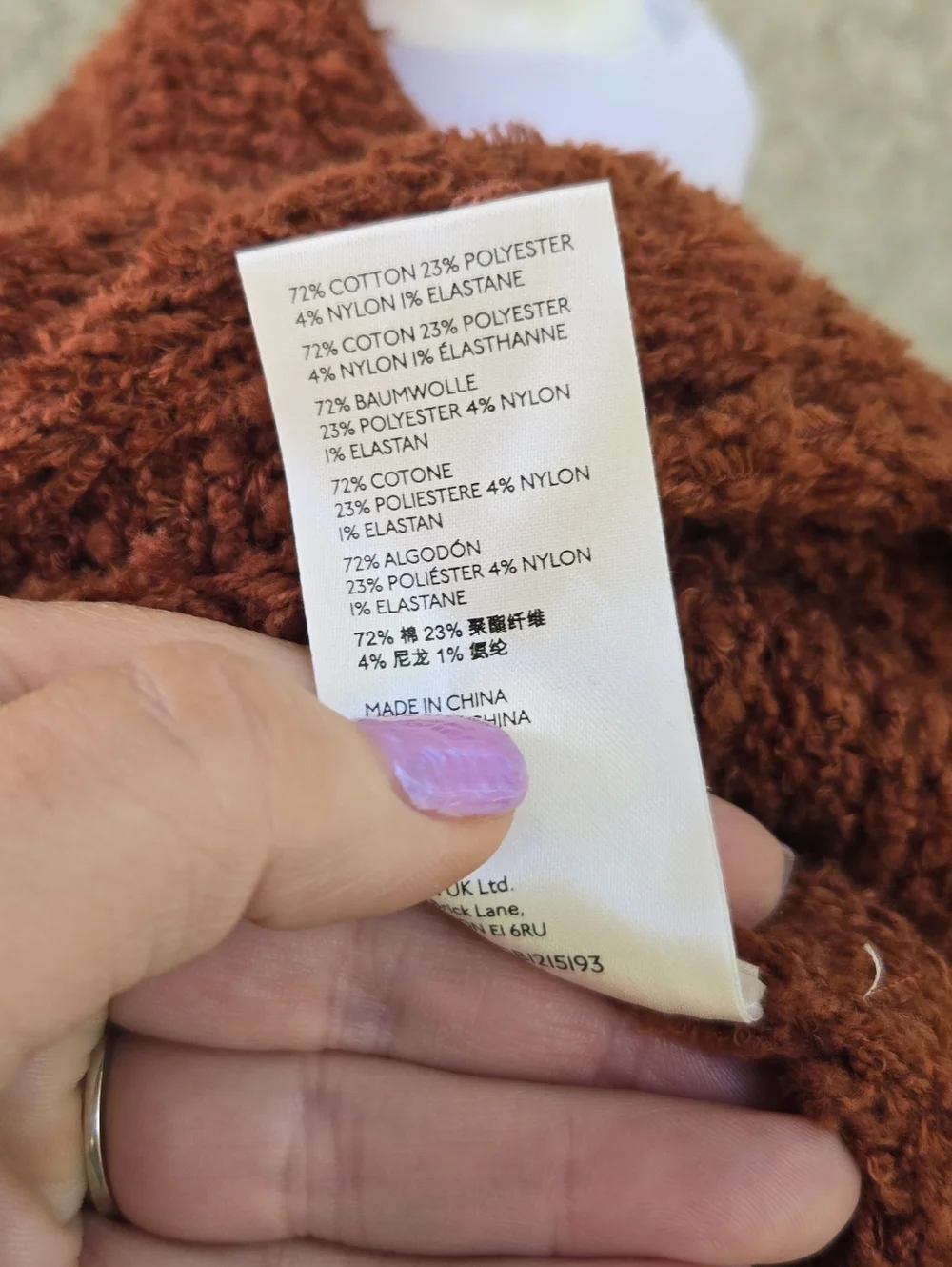 Anthropoligie Pilcro Chunky Off-Shoulder Rust Sweater - Women's Cozy Pullover - Picture 11 of 11